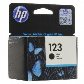 Картридж струйный HP (F6V17AE) Deskjet 2130, №123, чёрный, оригинальный, ресурс 120 стр.