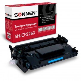 Картридж лазерный SONNEN (SH-CF226X) для HP LJ Pro M402d/dn/n/M426dw/fdn/fdw, ВЫСШЕЕ КАЧЕСТВО, ресурс 9000 стр., 362437