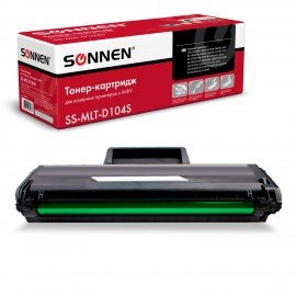 Картридж лазерный SONNEN (SS-MLT-D104S) для SAMSUNG ML-1660/1665 и другие, ВЫСШЕЕ КАЧЕСТВО, ресурс 1500 стр., 362914