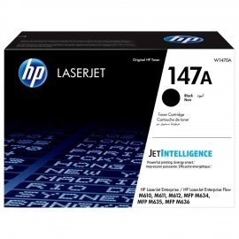 Картридж лазерный HP (W1470A) LaserJet M611dn/M612dn/M635/M636, №147A, оригинальный, ресурс 10500 страниц