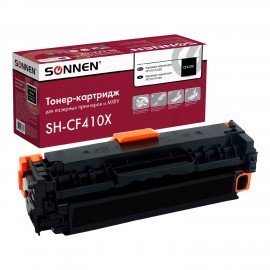 Картридж лазерный SONNEN (SH-CF410X) для HP LJ Pro M477/M452 ВЫСШЕЕ КАЧЕСТВО, черный, 6500 страниц, 363946