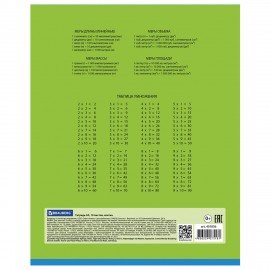 Тетрадь 18 л. BRAUBERG, клетка, обложка картон, ПОЛОСКИ ОДНОТОННЫЕ, 401856