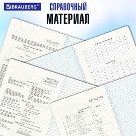 Тетради предметные, КОМПЛЕКТ 12 ПРЕДМЕТОВ, "MARBLE", 48 л., SoftTouch, фольга, BRAUBERG, 404326