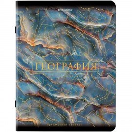 Тетради предметные, КОМПЛЕКТ 12 ПРЕДМЕТОВ, "MARBLE", 48 л., SoftTouch, фольга, BRAUBERG, 404326