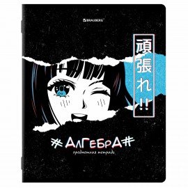 Тетради предметные, КОМПЛЕКТ 12 ПРЕДМЕТОВ, "ANIME", 48 л., глянцевый УФ-лак, BRAUBERG, 404608