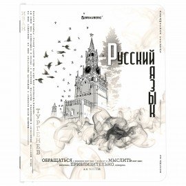 Тетради предметные, КОМПЛЕКТ 12 ПРЕДМЕТОВ, "BLACK&WHITE", 48 л., матовая ламинация, BRAUBERG, 404835