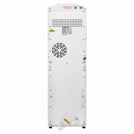 Кулер для воды SONNEN FSE-02A, напольный, НАГРЕВ/ОХЛАЖДЕНИЕ ЭЛЕКТРОННОЕ, 2 крана, белый, 455421