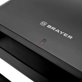 Тостер-сэндвичница BRAYER BR2200, 750 Вт, 4 тоста, пластик, черная