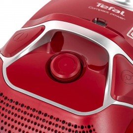 Пылесос TEFAL Compact Power TW3953EA, с пылесборником, потребляемая мощность 750 Вт, красный, 2211400166