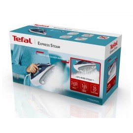 Утюг TEFAL FV2837E0, 2400 Вт, керамическое покрытие, самоочистка, синий