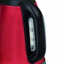 Чайник TEFAL KI270530, 1,7 л, 2400 Вт, закрытый нагревательный элемент, сталь, красный, 7211002431