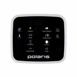 Кофемашина POLARIS PACM 2047SW, 1450 Вт, объем 1,8 л, автокапучинатор, белая, 81404