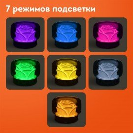 Увлажнитель воздуха аромадиффузор, подсветка и таймер, 400 мл, Аромамасло в ПОДАРОК, DASWERK, 456848