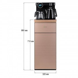 Кулер для воды с чайником БЕЗ ОХЛАЖДЕНИЯ ECOTRONIC TB12-LNR Tea Bar, напольный,, 12370