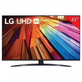 Телевизор LG 43UT81006LA, 43" (108 см), 3840 x 2160, 4K, 16:9, SmartTV, Wi-Fi, черный