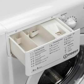 Стиральная машина INDESIT IWSC 6105, 1000 об/мин, 6 кг, фронтальная загрузка, 16 прог, 869990767720