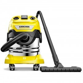 Пылесос хозяйственный KARCHER WD 4 PS, мусоросборник 20 л, мощность 1000 Вт, желтый, 1.628-290.0