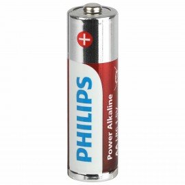 Батарейки алкалиновые "пальчиковые" КОМПЛЕКТ 4 шт PHILIPS Power Alkaline, АА (LR6,24А, Б0062746