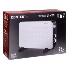 Обогреватель-конвектор CENTEK CT-6125, 2000 Вт, 3 режима работы, белый