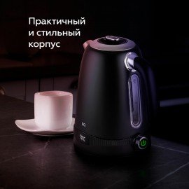 Чайник BQ (БИ-КЬЮ) KT1724SW, 1,7л, 2200Вт, закрытый нагревательный элемент, ТЕРМОРЕГ1, 86195511