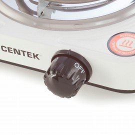 Настольная электрическая плита CENTEK CT-1508, 1000Вт, 1 конфорка, 5 режимов нагрева,