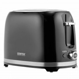 Тостер CENTEK CT-1432, 850 Вт, 2 тоста, 7 режимов, пластик, черный, CT-1432 BLACK