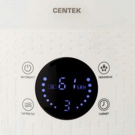 Увлажнитель воздуха CENTEK CT-5105, объем бака 4л, 25Вт, арома-контейнер, белый, CT-5104