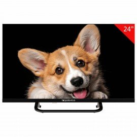 Телевизор TOPDEVICE TDTV24CS03H_BK, 24'' (60 см), 1366x768, HD, 16:9, SmartTV, Wi-Fi, Bluetooth, черный