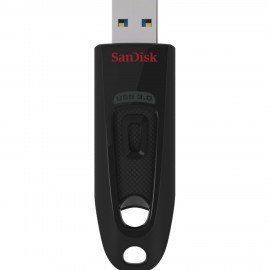 Флеш-диск 128 GB, SANDISK Cruzer Ultra, USB 3.0, черный, SDCZ48-128G-U46