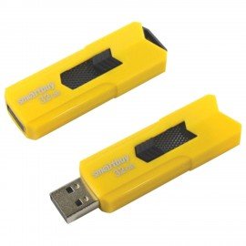 Флеш-диск 32 GB SMARTBUY Stream USB 2.0, желтый, SB32GBST-Y