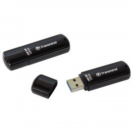 Флеш-диск 128 GB TRANSCEND Jetflash 700 USB 3.0, черный, TS128GJF700