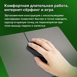 Мышь проводная SONNEN B61, USB, 1600 dpi, 2 кнопки + колесо-кнопка, оптическая, черная, 513513