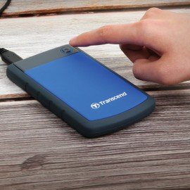 Внешний жесткий диск TRANSCEND StoreJet 1TB, 2.5", USB 3.0, синий, TS1TSJ25H3B