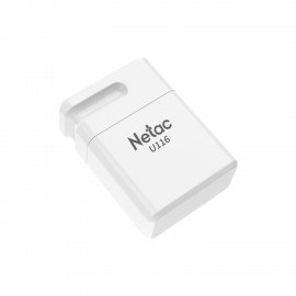 Флеш-диск 64 GB NETAC U116, USB 2.0, белый, NT03U116N-064G-20WH