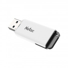 Флеш-диск 16 GB NETAC U185, USB 2.0, белый, NT03U185N-016G-20WH