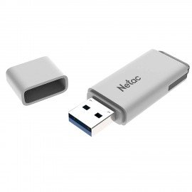 Флеш-диск 32GB NETAC U185, USB 2.0, белый, NT03U185N-032G-20WH