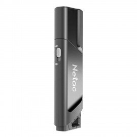 Флеш-диск 64GB NETAC U336, USB 3.0, черный, NT03U336S-064G-30BK