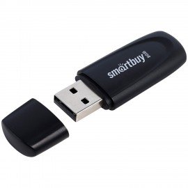 Флеш-диск 8 GB SMARTBUY Scout USB 2.0, черный, SB008GB2SCK