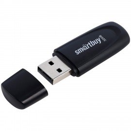 Флеш-диск 32 GB SMARTBUY Scout USB 2.0, черный, SB032GB2SCK