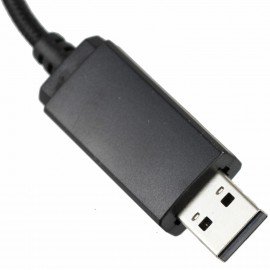 Наушники с микрофоном (гарнитура) A4TECH Fstyler FH200U, проводные, 2 м, USB, серые, 1431333