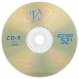 Диски CD-R VS, 700 Мб 52x Slim Case, КОМПЛЕКТ 5 шт, VSCDRSL501