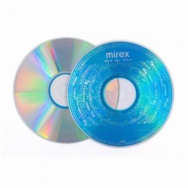 Диск CD-R MIREX, 700 Мб, 48x, бумажный конверт, 1 штука, UL120051A8C