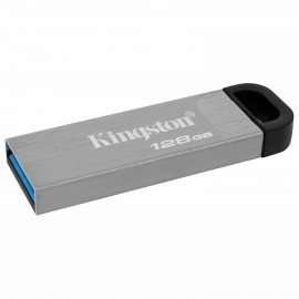 Флеш-диск 128GB KINGSTON DataTraveler Kyson, разъем USB 3.2, серебряный, DTKN/128GB