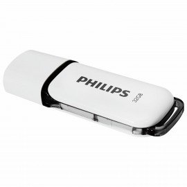 Флеш-диск 32GB PHILIPS SNOW, разъем USB 2.0, черный, FM32FD70B/97