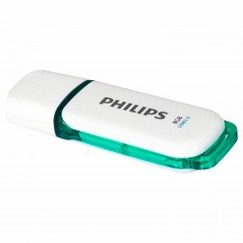 Флеш-диск 8GB PHILIPS SNOW, разъем USB 3.0, зеленый, FM08FD75B/97