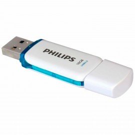 Флеш-диск 16GB PHILIPS SNOW, разъем USB 3.0, синий, FM16FD75B/97