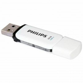 Флеш-диск 32GB PHILIPS SNOW, разъем USB 3.0, черный, FM32FD75B/97