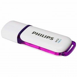 Флеш-диск 64GB PHILIPS SNOW, разъем USB 3.0, фиолетовый, FM64FD75B/97