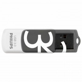 Флеш-диск 32GB PHILIPS VIVID, разъем USB 3.0, черный, FM32FD00B/97