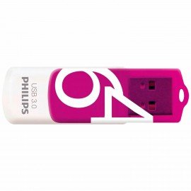 Флеш-диск 64GB PHILIPS VIVID, разъем USB 3.0, фиолетовый, FM64FD00B/97